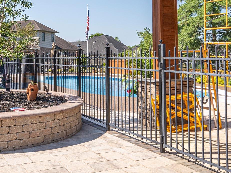 ornamental steel fenceCuster Washington