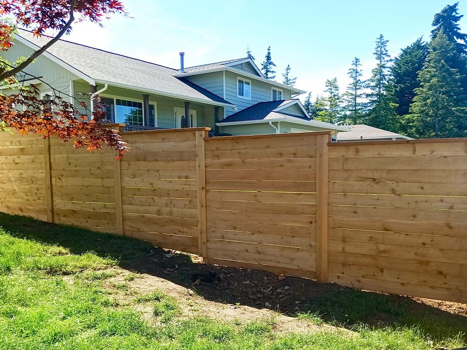 wood fence Mount Vernon Washington